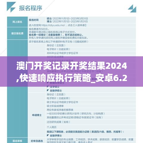 澳门开奖记录开奖结果2024,快速响应执行策略_安卓6.272