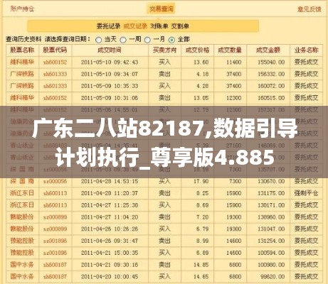 广东二八站82187,数据引导计划执行_尊享版4.885