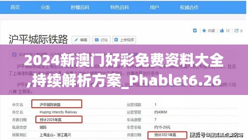 2024新澳门好彩免费资料大全,持续解析方案_Phablet6.267