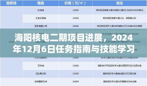 海阳核电二期项目进展报告，任务指南与技能学习（2024年12月6日更新）