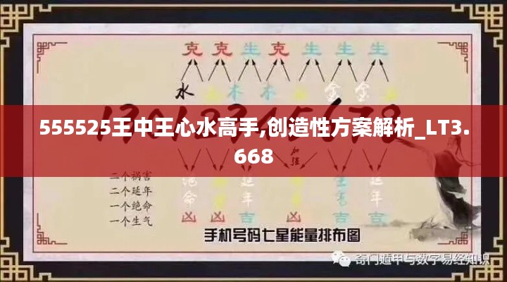 555525王中王心水高手,创造性方案解析_LT3.668