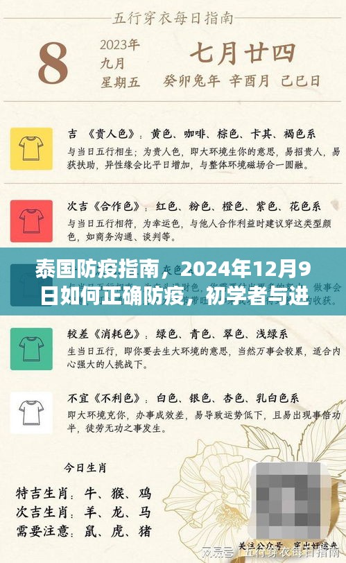 泰国防疫指南，初学者与进阶用户防疫指南，2024年12月9日防疫正确做法参考