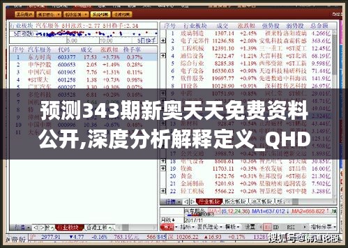 预测343期新奥天天免费资料公开,深度分析解释定义_QHD版2.255