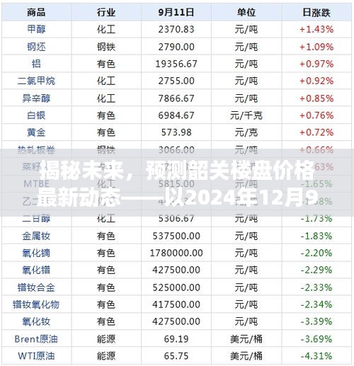 揭秘未来，韶关楼盘价格最新动态预测——以2024年为目标日期揭晓价格走势