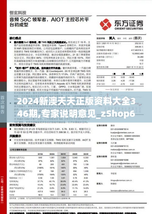 2024新澳天天正版资料大全346期,专家说明意见_zShop6.659