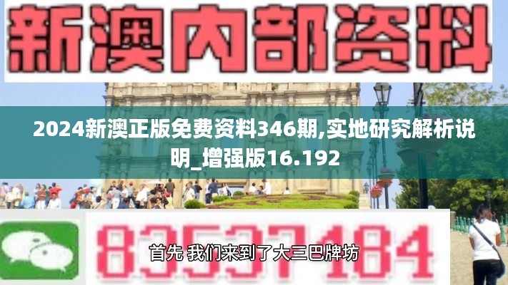 2024新澳正版免费资料346期,实地研究解析说明_增强版16.192