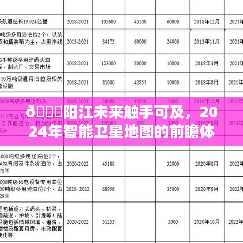 阳江未来前瞻，智能卫星地图体验展望至2024年