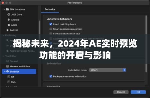 揭秘未来，2024年AE实时预览功能的开启及其影响