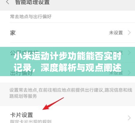 小米运动计步功能实时记录能力深度解析与观点阐述
