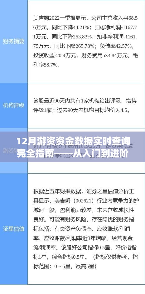 游资资金数据实时查询指南，从新手入门到进阶实操