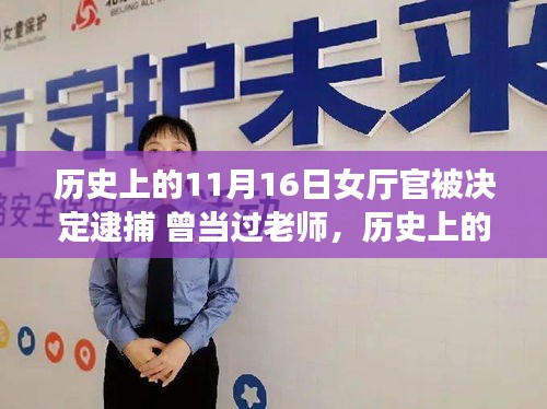 历史上的女厅官逮捕事件深度剖析，从业背景、特点、竞品对比及用户群体分析——以一位女厅官的成长轨迹为例，聚焦11月16日事件探讨