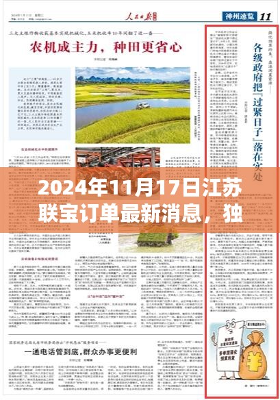 独家揭秘，江苏联宝订单最新动态及消息更新（2024年11月17日）