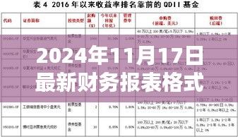 掌握最新财务报表格式，驾驭未来财务蓝图，成就辉煌人生——2024年财务报表详解