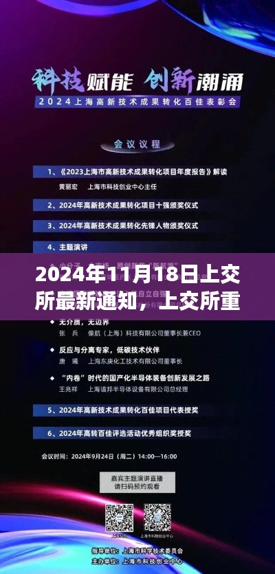 上交所重磅发布科技革新先锋，高科技产品引领未来生活新纪元新通知（2024年11月18日）