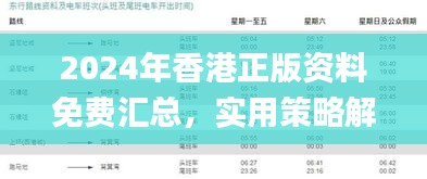 2024年香港正版资料免费汇总，实用策略解析_GBI8.79.61加速版