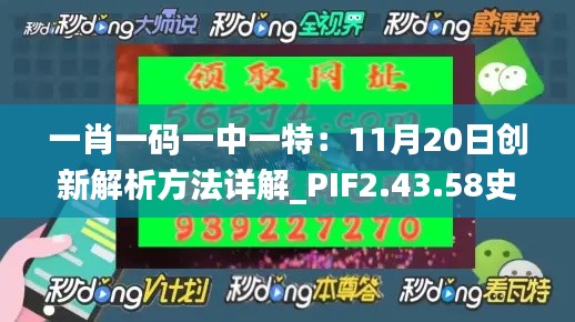 一肖一码一中一特：11月20日创新解析方法详解_PIF2.43.58史诗版