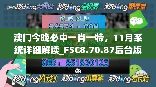 澳门今晚必中一肖一特，11月系统详细解读_FSC8.70.87后台版