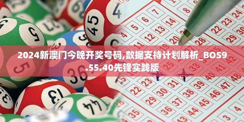 2024新澳门今晚开奖号码,数据支持计划解析_BOS9.55.40先锋实践版