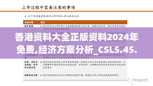 香港资料大全正版资料2024年免费,经济方案分析_CSL5.45.60方案版