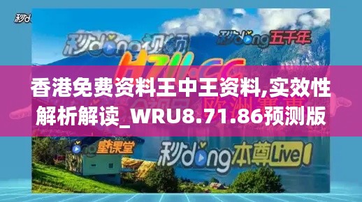 香港免费资料王中王资料,实效性解析解读_WRU8.71.86预测版