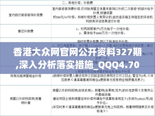 香港大众网官网公开资料327期,深入分析落实措施_QQQ4.70