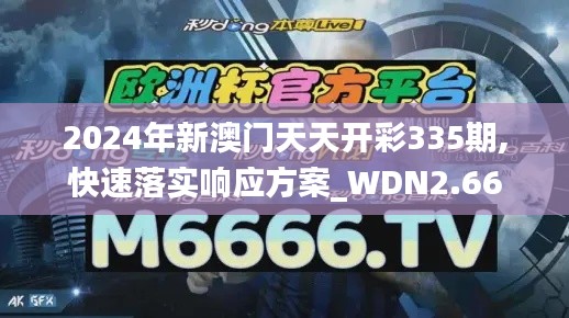 2024年新澳门天天开彩335期,快速落实响应方案_WDN2.66