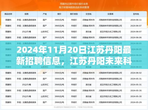 2024年11月20日江苏丹阳最新招聘信息，江苏丹阳未来科技之光，最新招聘信息中的黑科技产品介绍