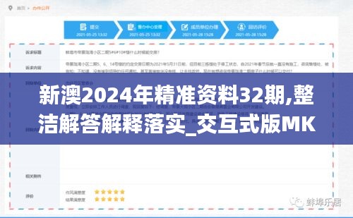 新澳2024年精准资料32期,整洁解答解释落实_交互式版MKN8.39