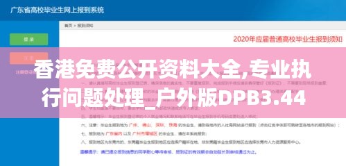 香港免费公开资料大全,专业执行问题处理_户外版DPB3.44