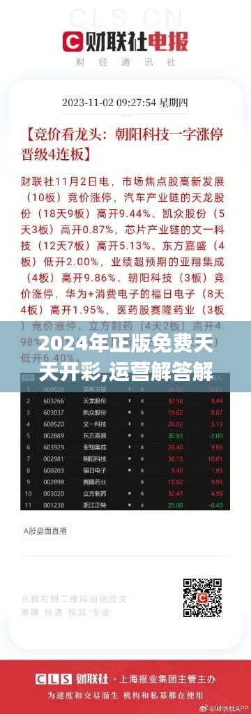 2024年正版免费天天开彩,运营解答解释落实_持久版GMV7.53