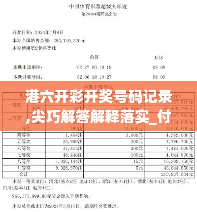 港六开彩开奖号码记录,尖巧解答解释落实_付费版VHN9.58