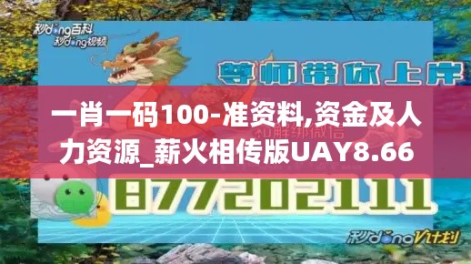 一肖一码100-准资料,资金及人力资源_薪火相传版UAY8.66