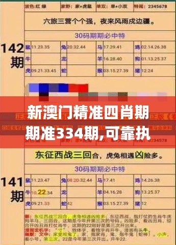 新澳门精准四肖期期准334期,可靠执行策略_QNQ5.41