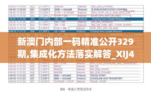 新澳门内部一码精准公开329期,集成化方法落实解答_XIJ4.48