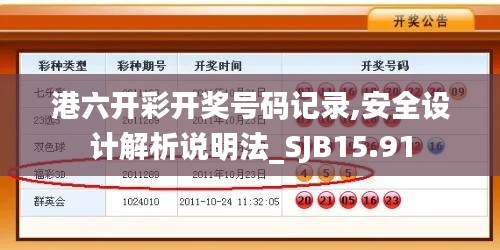 港六开彩开奖号码记录,安全设计解析说明法_SJB15.91