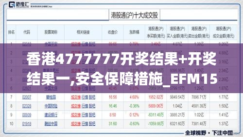 香港4777777开奖结果+开奖结果一,安全保障措施_EFM15.81