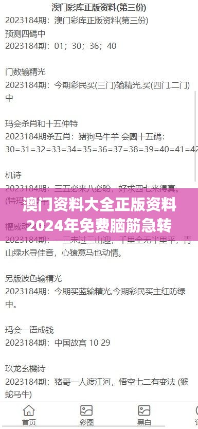 澳门资料大全正版资料2024年免费脑筋急转弯,社会责任法案实施_NMJ15.73