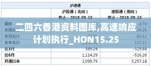 二四六香港资料图库,高速响应计划执行_HON15.25