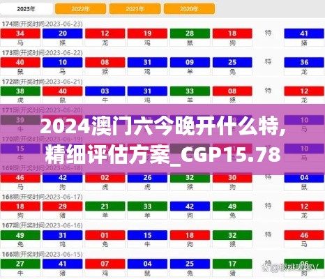 2024澳门六今晚开什么特,精细评估方案_CGP15.78