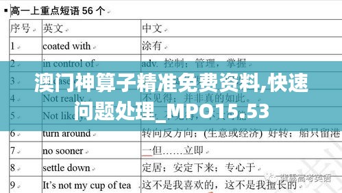 澳门神算子精准免费资料,快速问题处理_MPO15.53