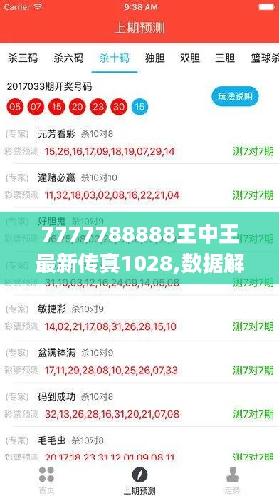 7777788888王中王最新传真1028,数据解释说明规划_LEM15.70