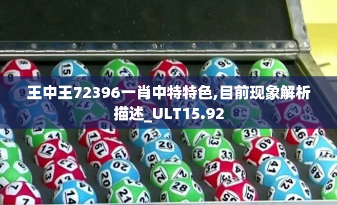 王中王72396一肖中特特色,目前现象解析描述_ULT15.92