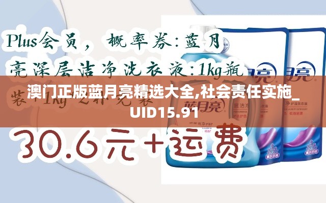 澳门正版蓝月亮精选大全,社会责任实施_UID15.91