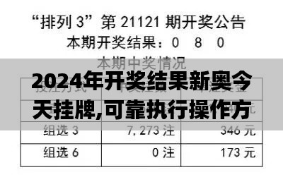 2024年开奖结果新奥今天挂牌,可靠执行操作方式_PRL15.80