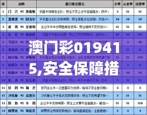 澳门彩019415,安全保障措施_CTT15.48