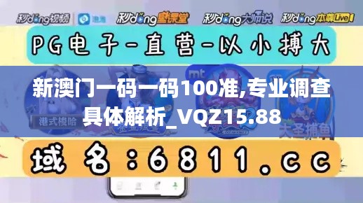 新澳门一码一码100准,专业调查具体解析_VQZ15.88