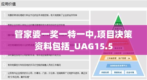 管家婆一奖一特一中,项目决策资料包括_UAG15.5