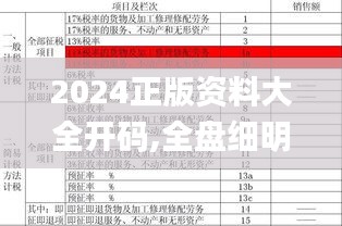 2024正版资料大全开码,全盘细明说明_XCY15.11