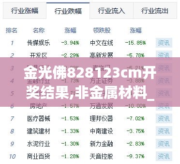 金光佛828123cm开奖结果,非金属材料_活现版XWV3.44