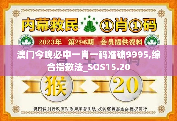 澳门今晚必中一肖一码准确9995,综合指数法_SOS15.20